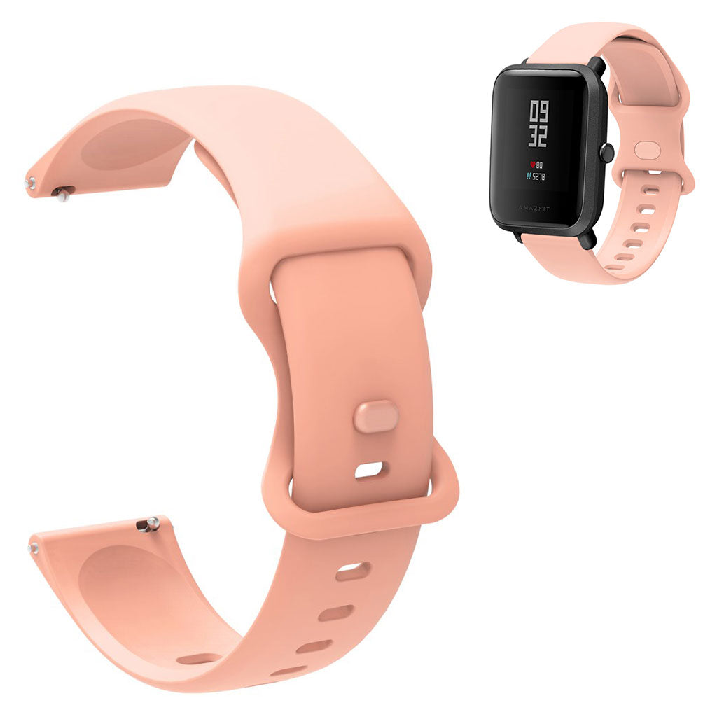 20mm Universal simple color silicone watch strap - Orange#serie_8