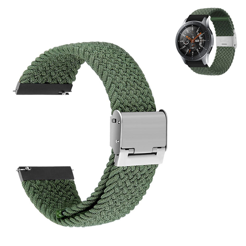 22mm Universal elastic nylon watch strap - Green#serie_14