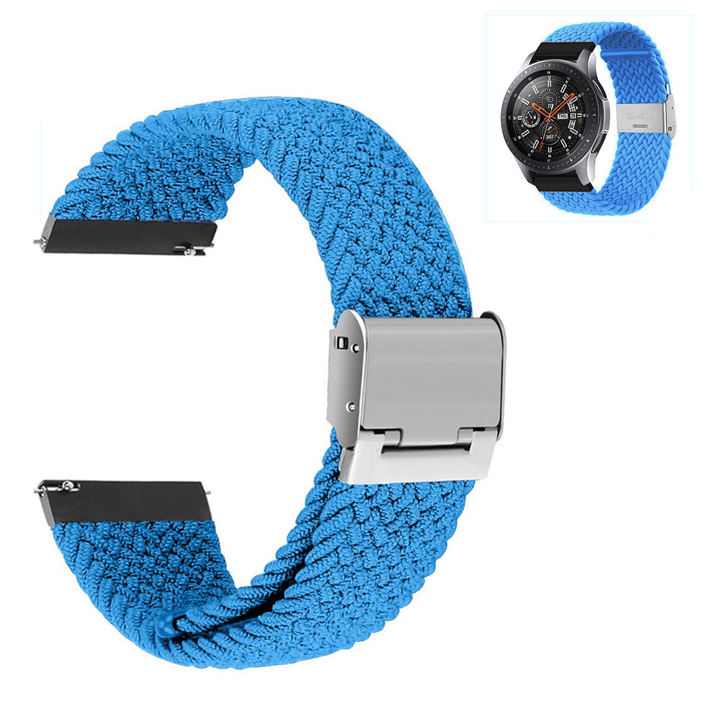 22mm Universal elastic nylon watch strap - Sky Blue#serie_20