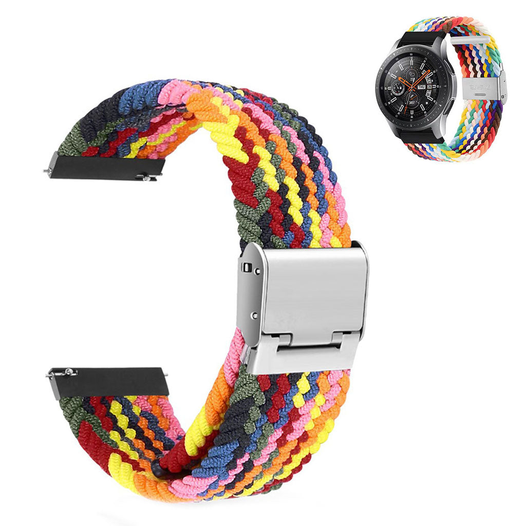 22mm Universal elastic nylon watch strap - Multi-color#serie_21
