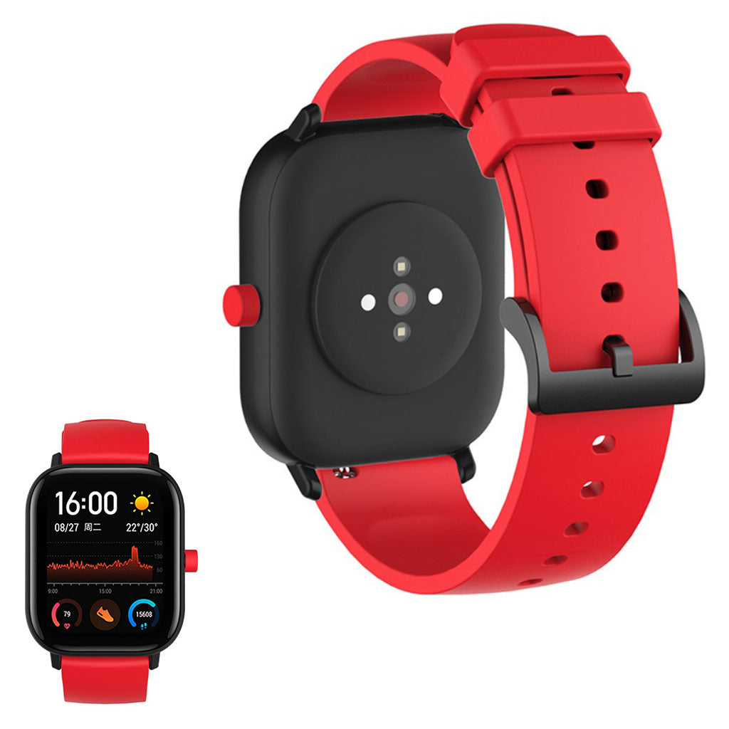 20mm Universal replacement silicone watch strap - Red#serie_8