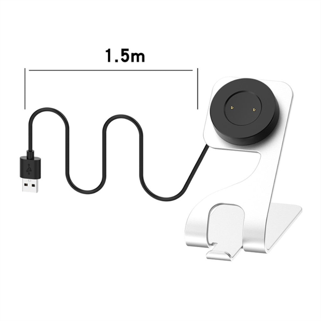 Metal Universal Smartwatch   Ladestation - Sølv#serie_1