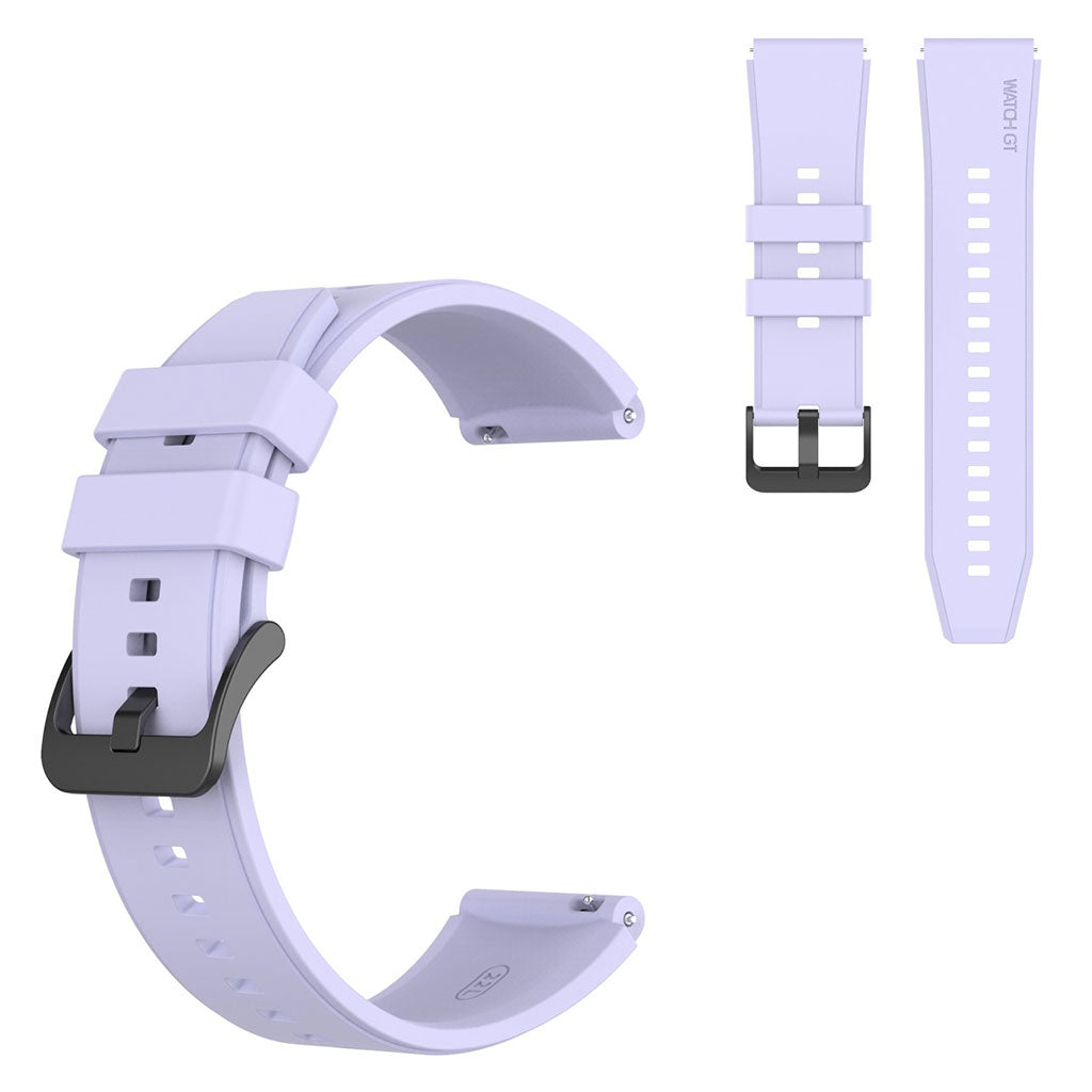 22mm Universal silicone watch strap - Purple#serie_12