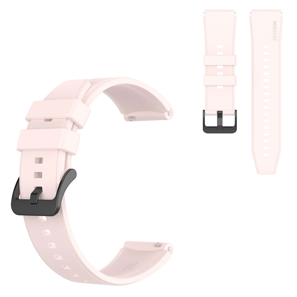22mm Universal silicone watch strap - Pink#serie_5