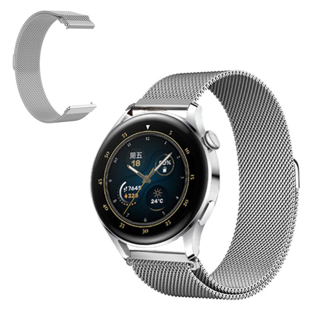 Universal milanese stainless steel watch band - Silver#serie_2