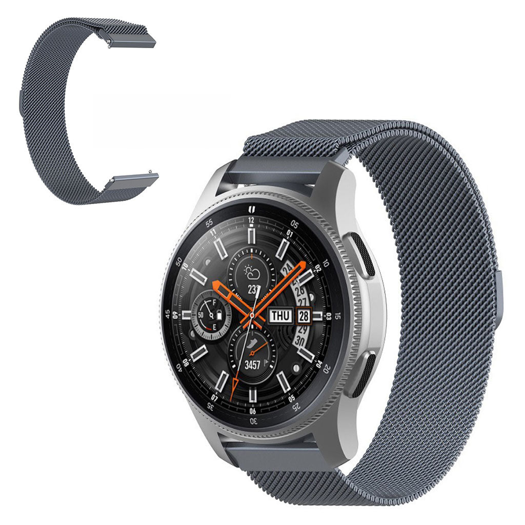 Universal milanese stainless steel watch band - Grey#serie_3