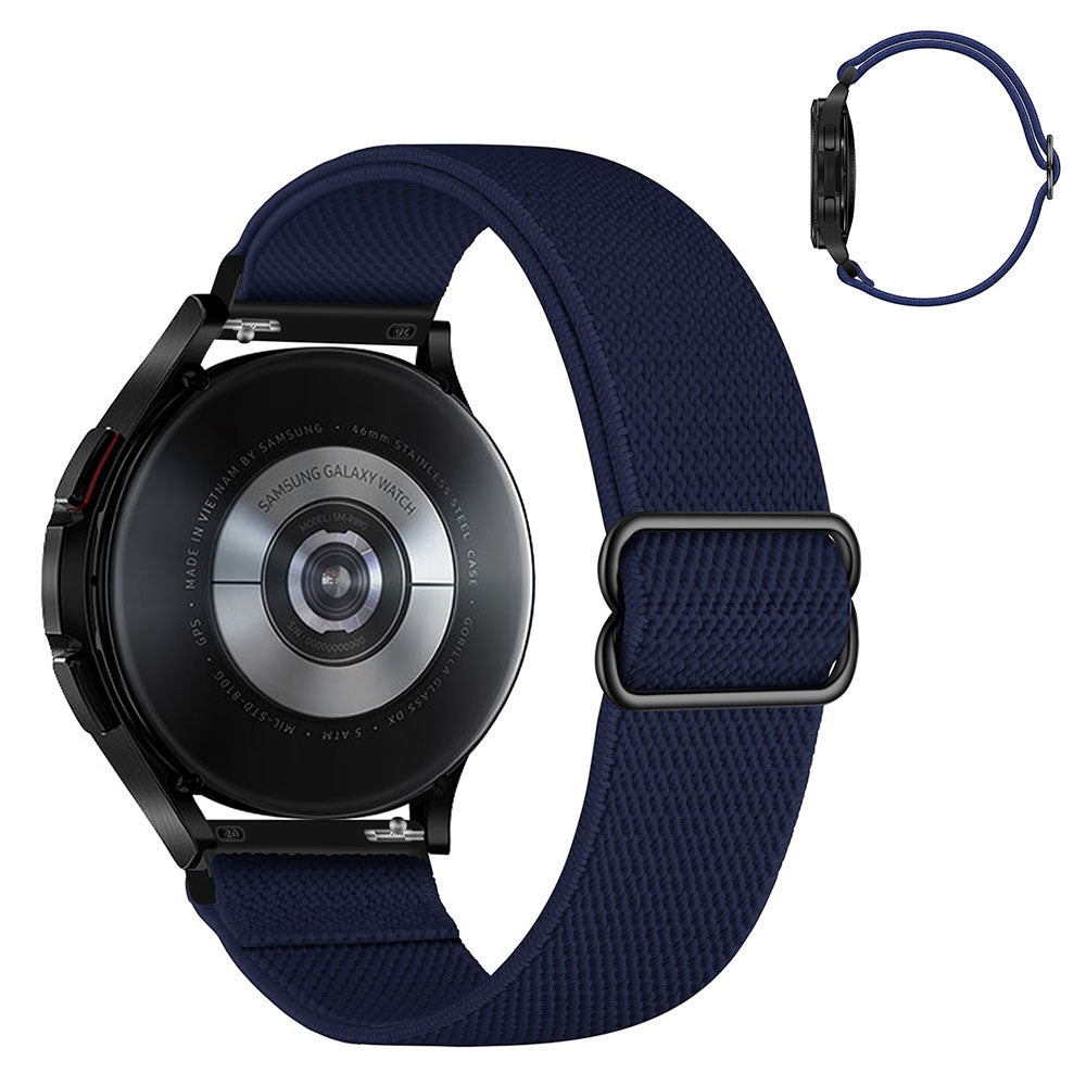 20mm Universal nylon elastic watch strap - Midnight Blue#serie_4