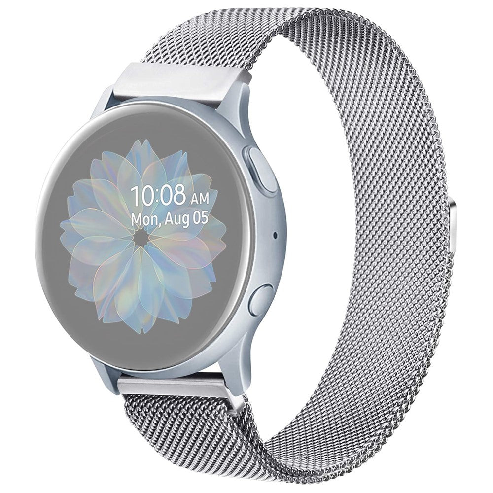 20mm Universal JLT milanese stainless steel watch strap - Silver#serie_6