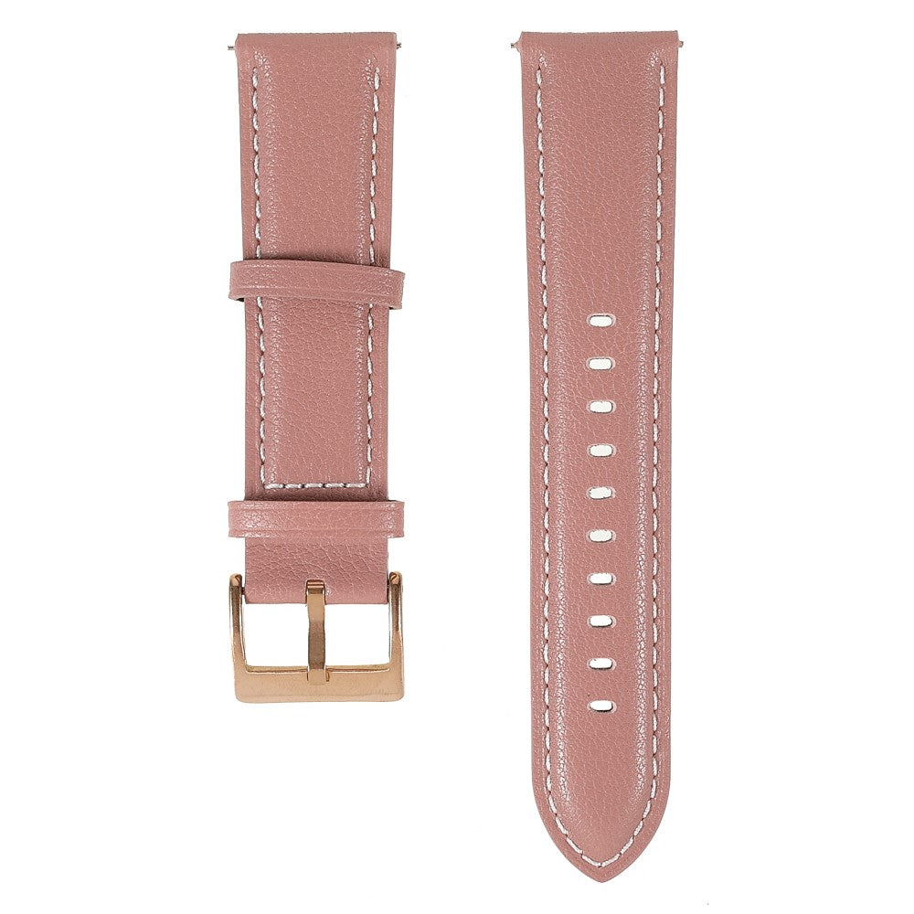 22m Universal quick release genuine leather watch strap - Rose Pink#serie_6