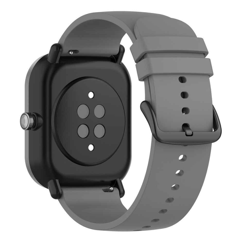 22mm Universal silicone watch strap - Dark Grey#serie_3