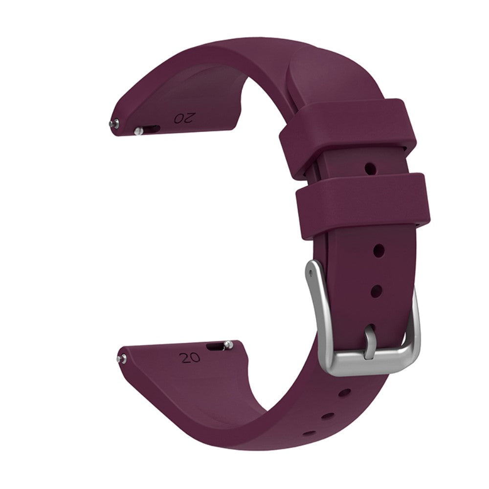 22mm Universal silicone watch strap - Purple#serie_4