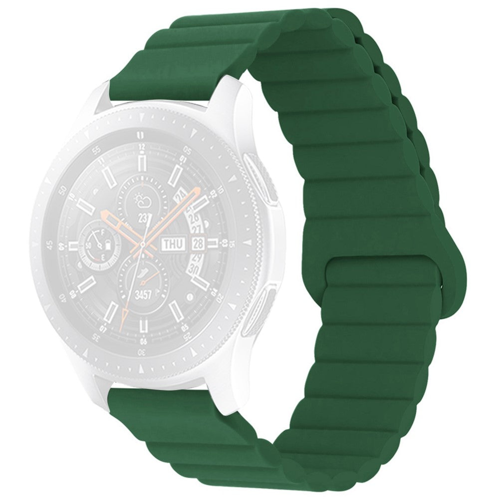 22mm Universal silicone watch strap - Green#serie_10