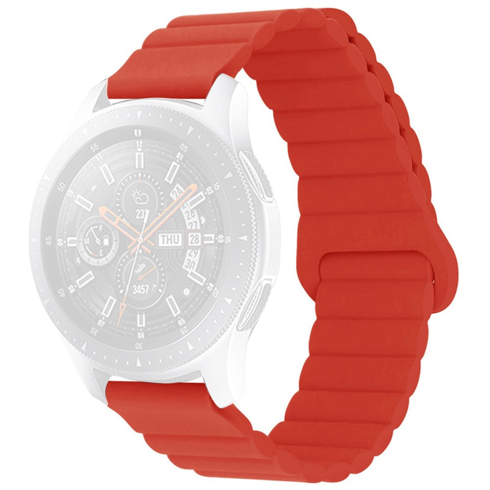 22mm Universal silicone watch strap - Red#serie_6
