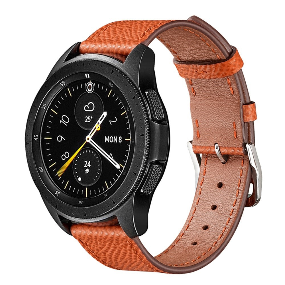 Rigtigt flot Universal Ægte læder Urrem - Orange#serie_2