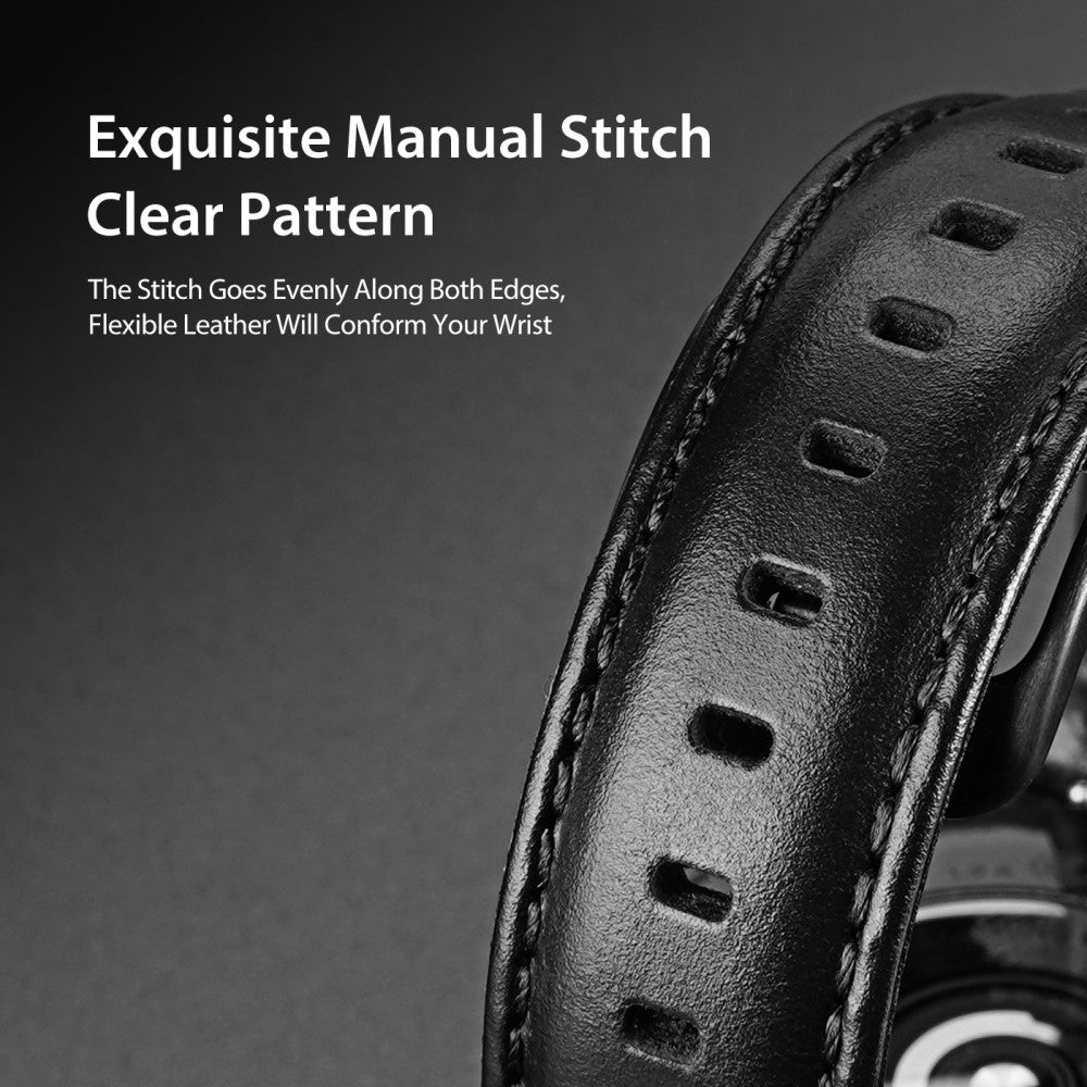 Super cool Universal Kunstlæder Urrem - Sort#serie_3