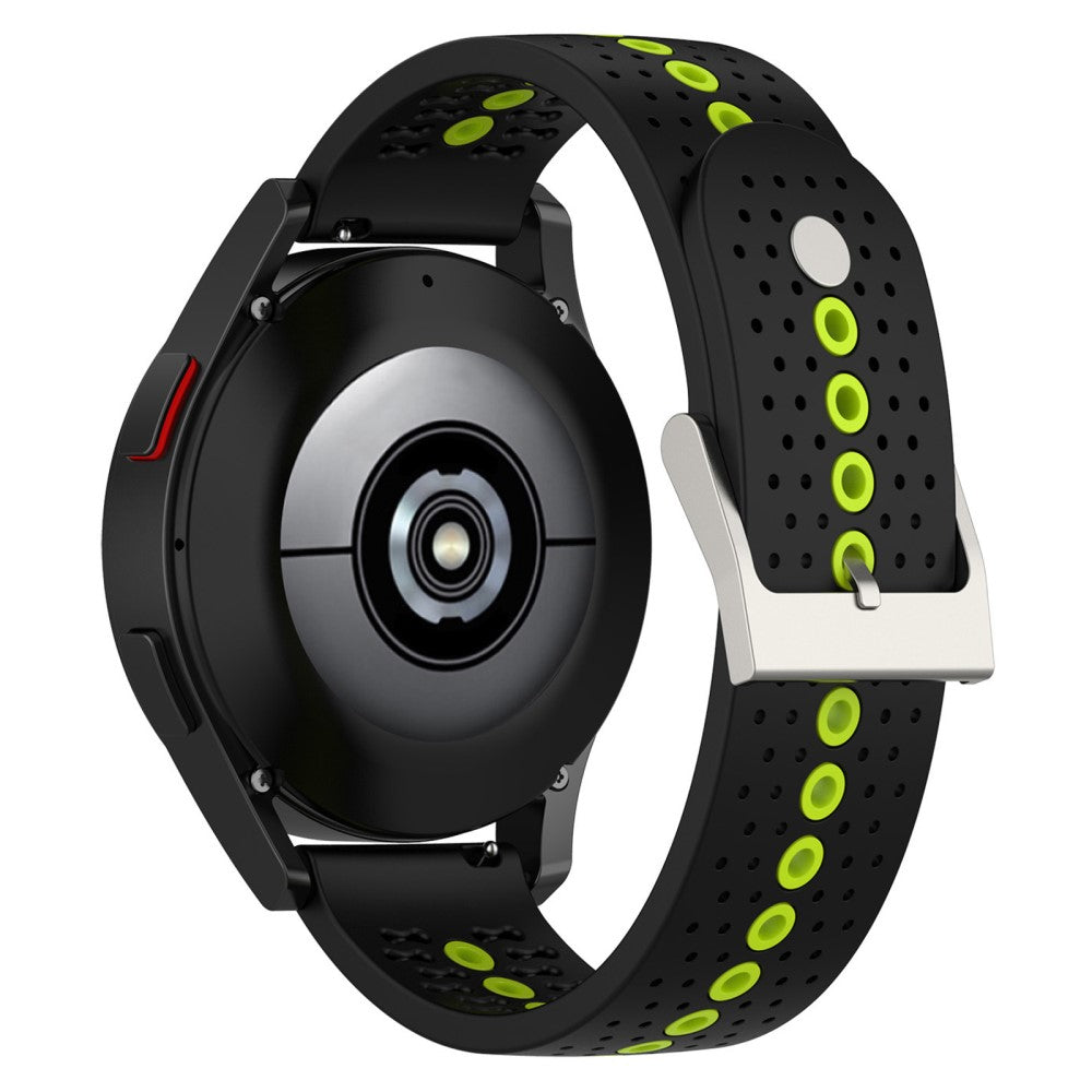 20mm Universal dual color watch strap - Black / Lime#serie_6