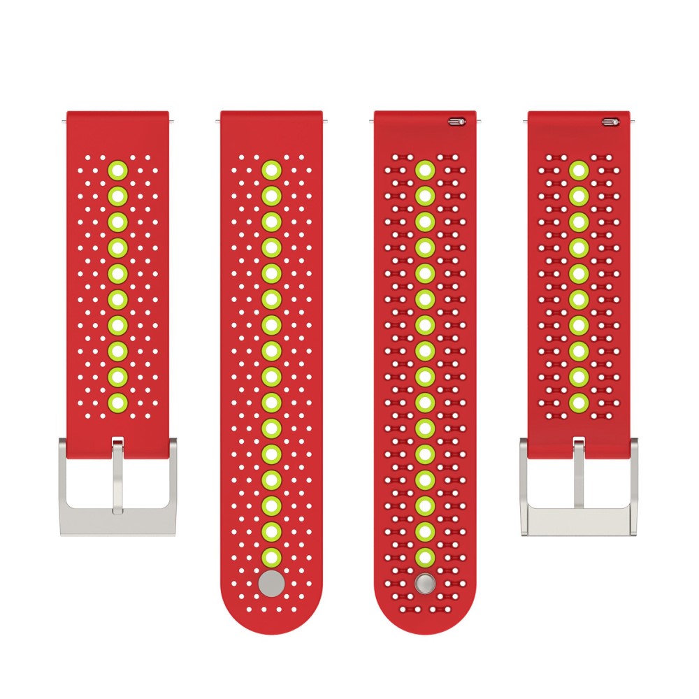 Meget hårdfør Universal Silikone Urrem - Rød#serie_7