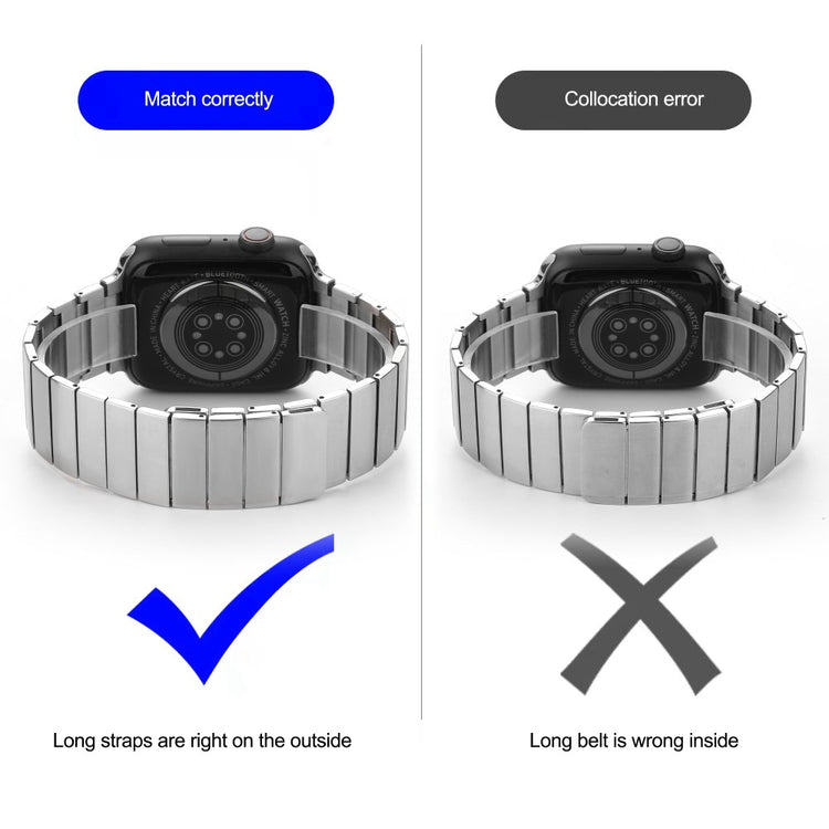 Rigtigt fed Universal Metal Urrem - Sølv#serie_1