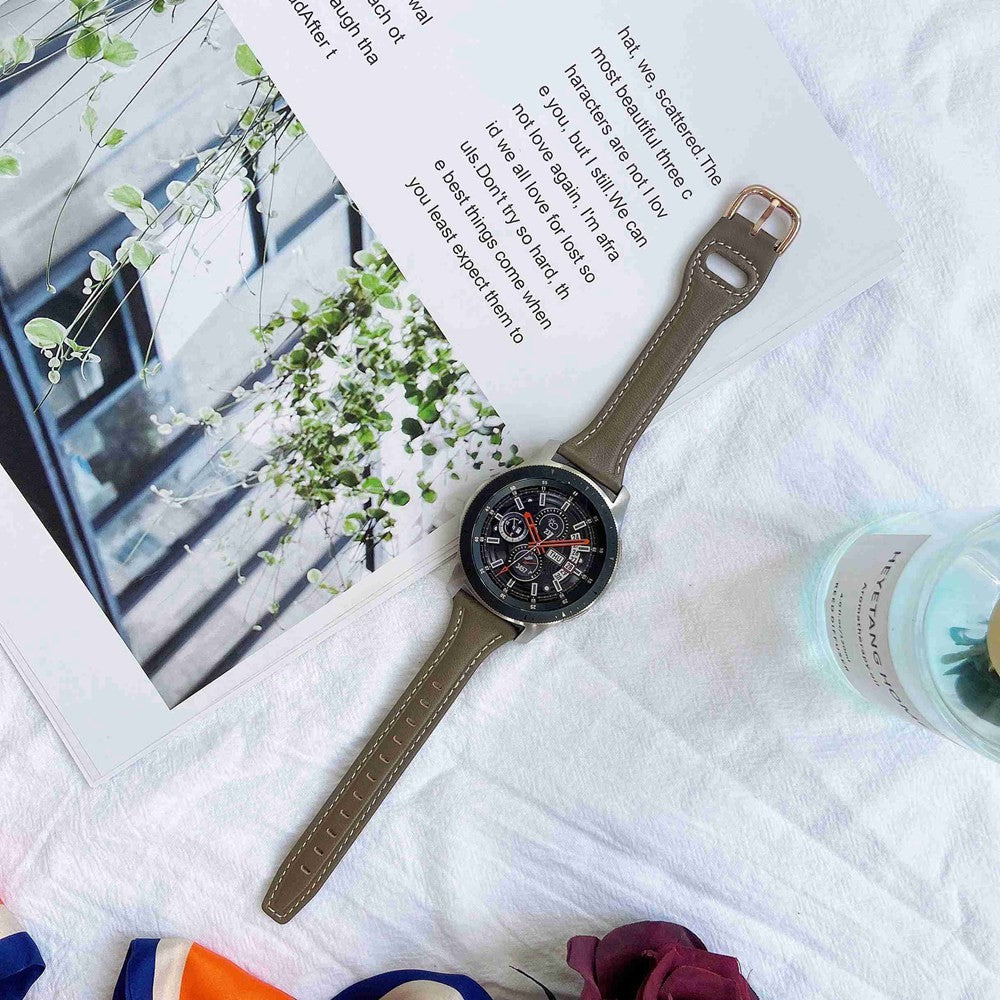 Vildt rart Universal Ægte læder Urrem - Brun#serie_1