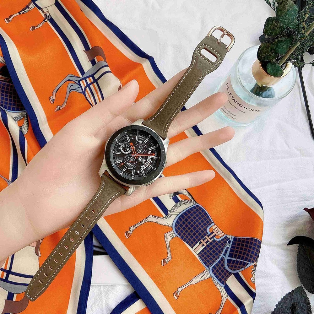 Vildt rart Universal Ægte læder Urrem - Brun#serie_6