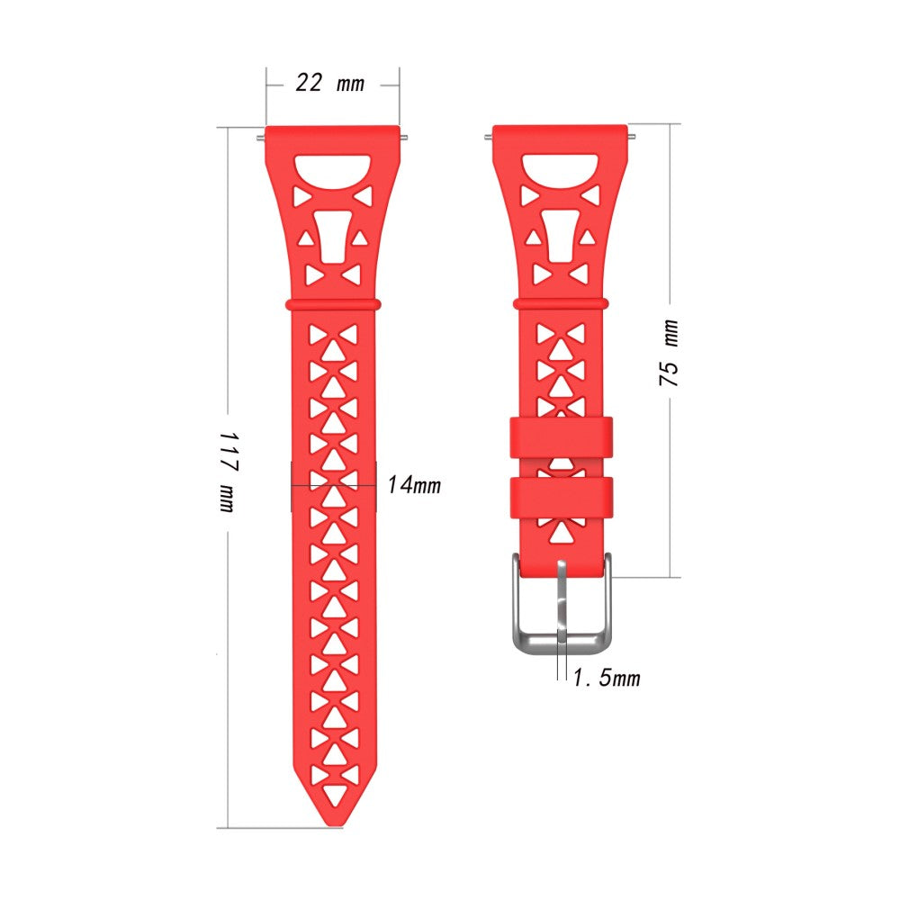 Rigtigt fint Universal Silikone Urrem - Hvid#serie_2