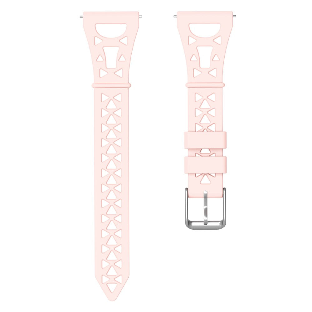 22mm Universal tower design silicone watch strap - Pink#serie_4