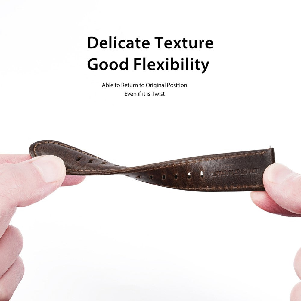 Super flot Universal Metal og  Kunstlæder Urrem - Brun#serie_3