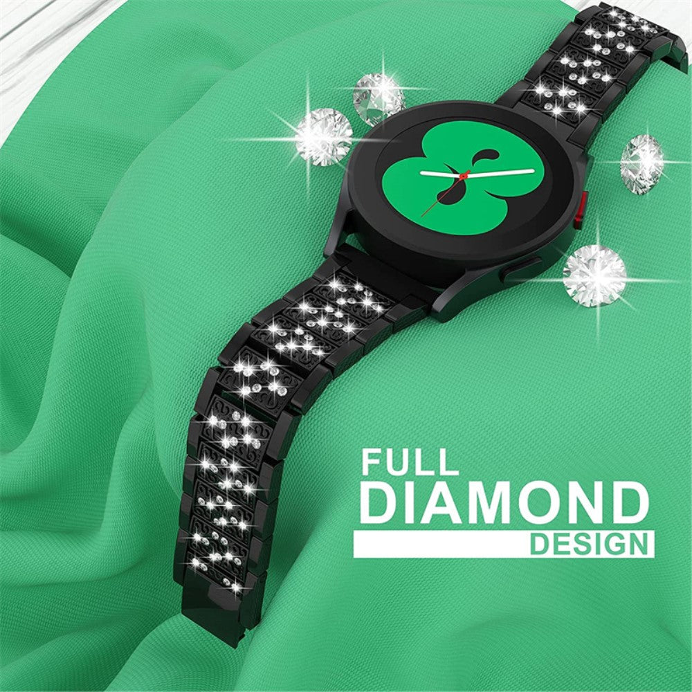 Vildt hårdfør Universal Metal og Rhinsten Rem - Sort#serie_1