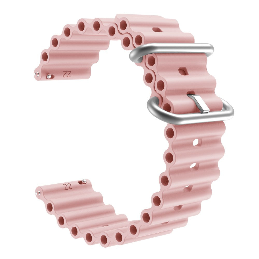 20mm Universal silicone watch strap - Pink#serie_12