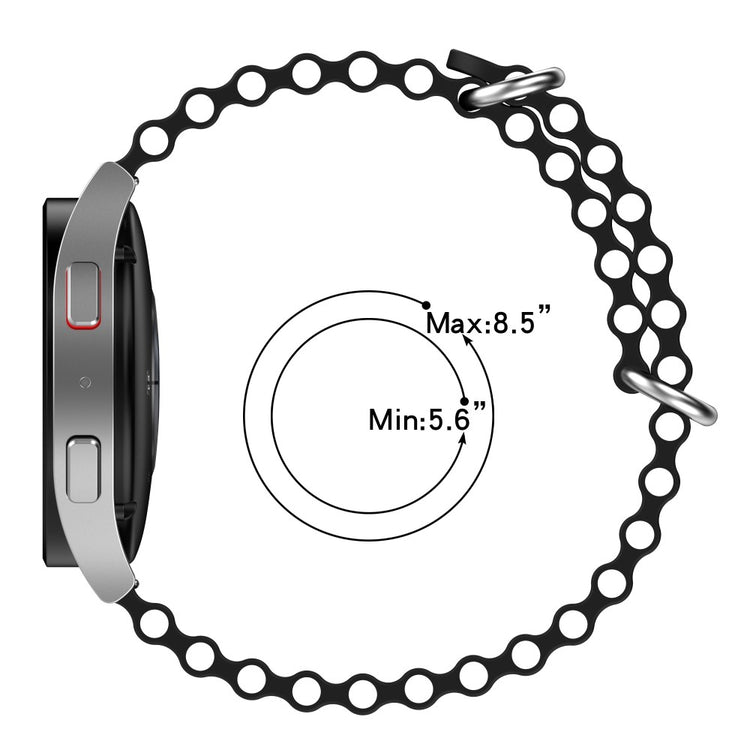 Mega komfortabel Universal Silikone Rem - Blå#serie_11