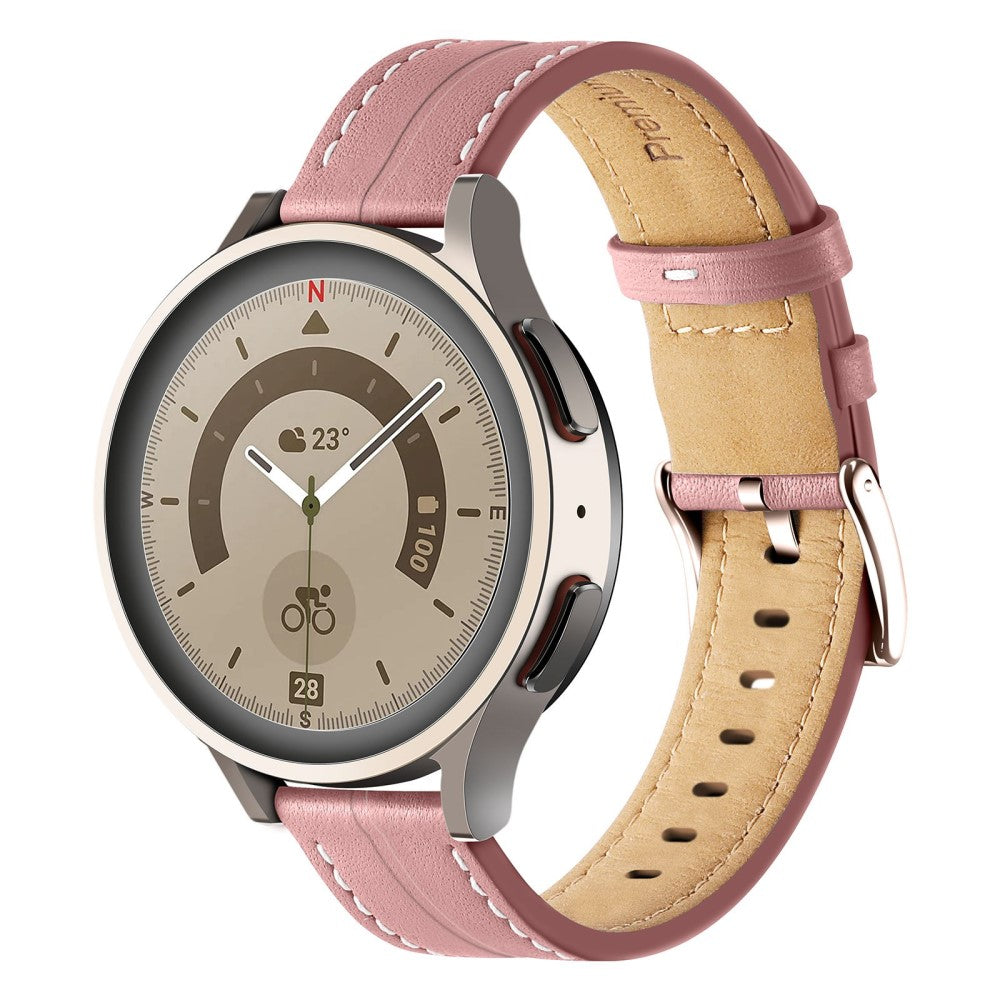 Vildt holdbart Universal Ægte læder Rem - Pink#serie_6