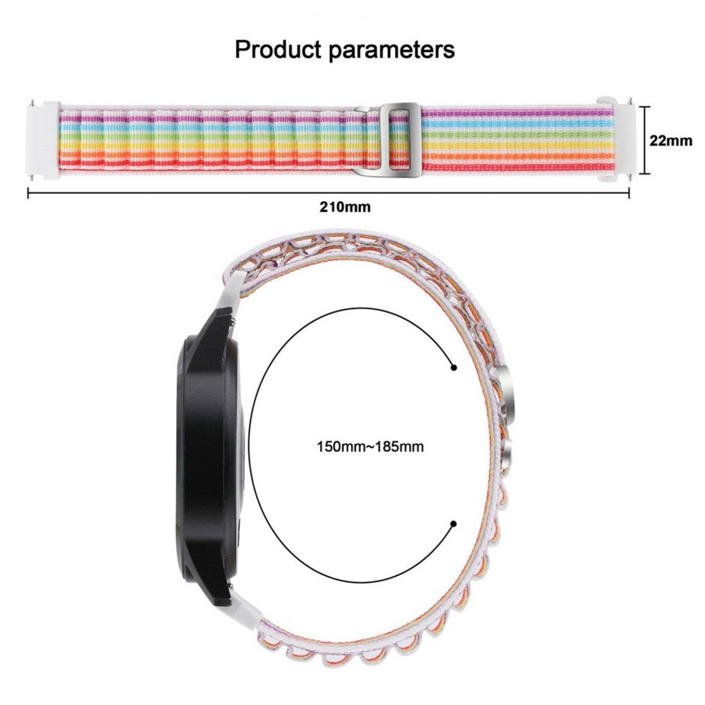 Meget komfortabel Universal Nylon Rem - Flerfarvet#serie_1