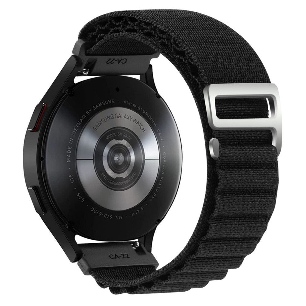 18mm Universal nylon watch strap - Black#serie_5