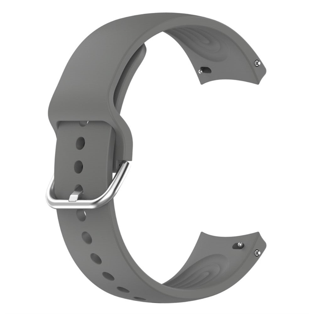 22mm Universal silicone watch strap with metal buckle - Grey#serie_6