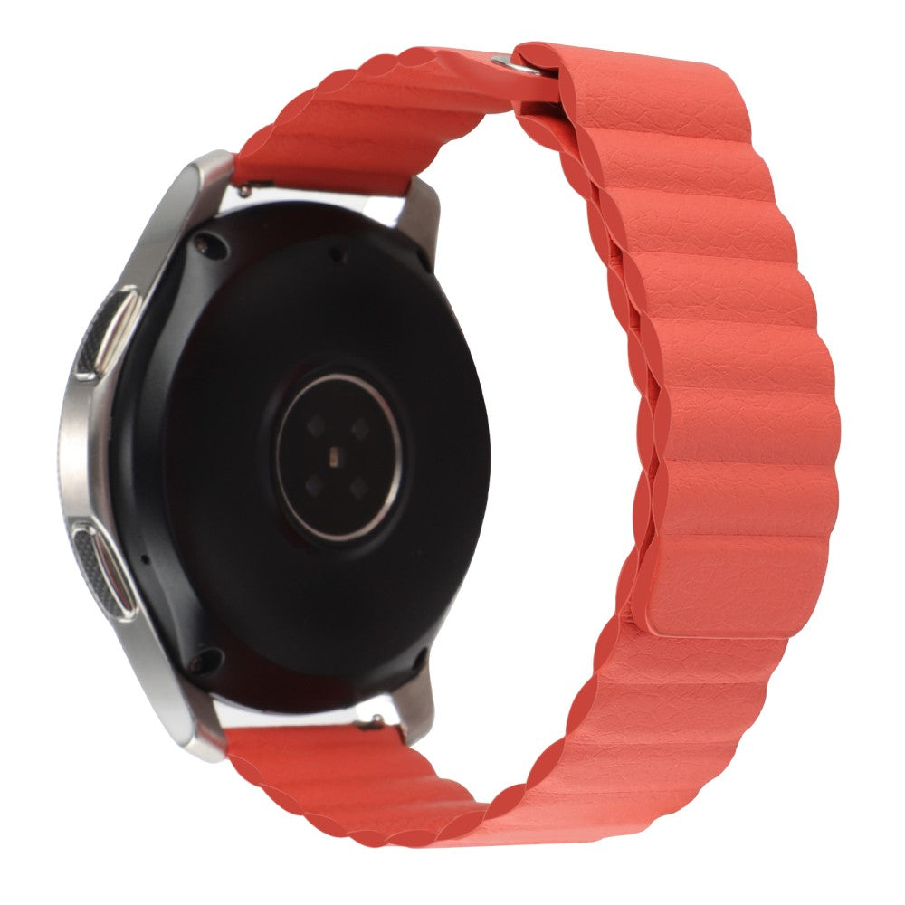 20mm Universal genuine leather watch strap - Orange#serie_2