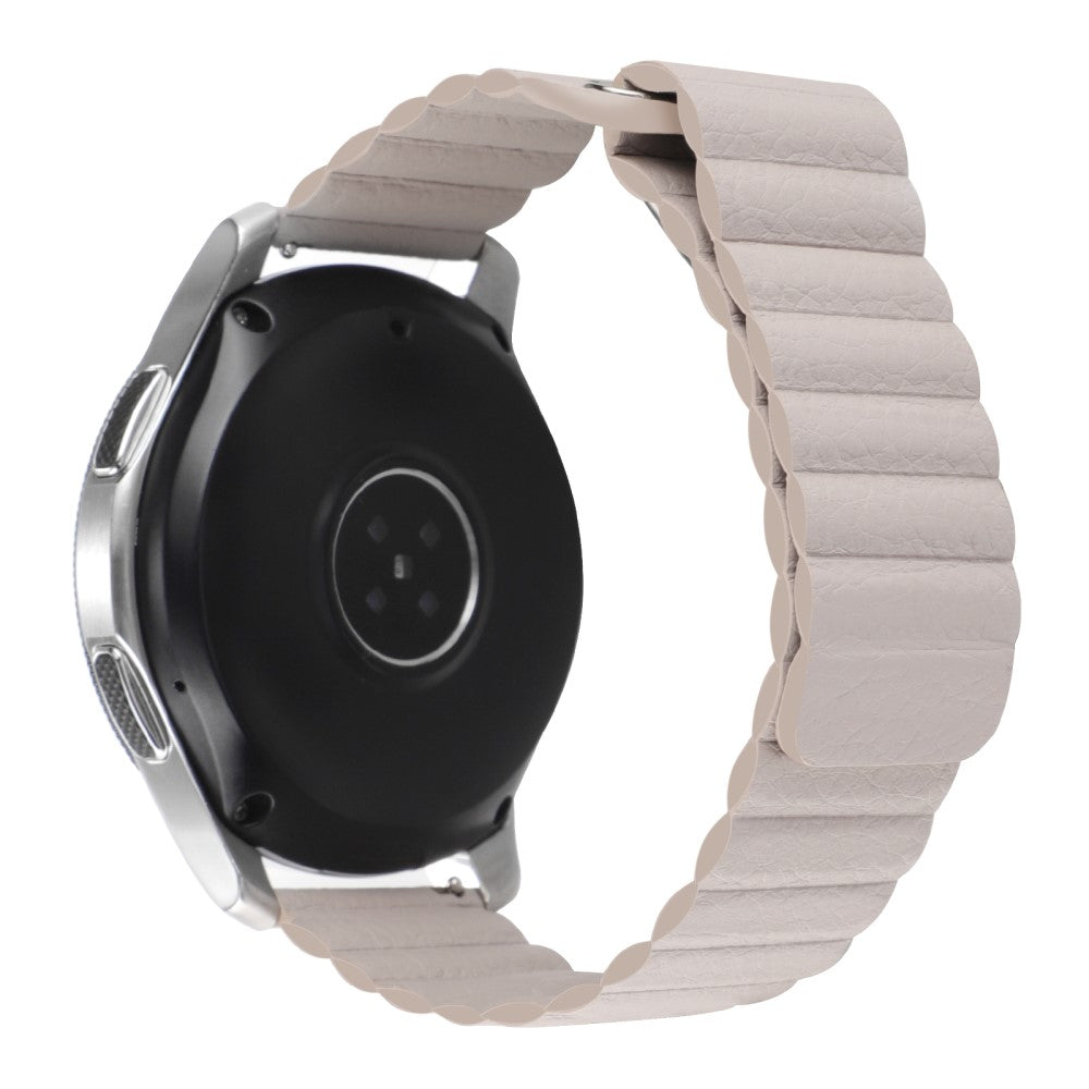 22mm Universal genuine leather watch strap - Khaki#serie_9