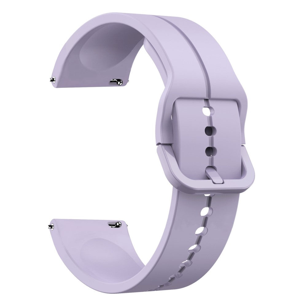 20mm silicone strap for Samsung and Huawei watch - Light Purple#serie_9