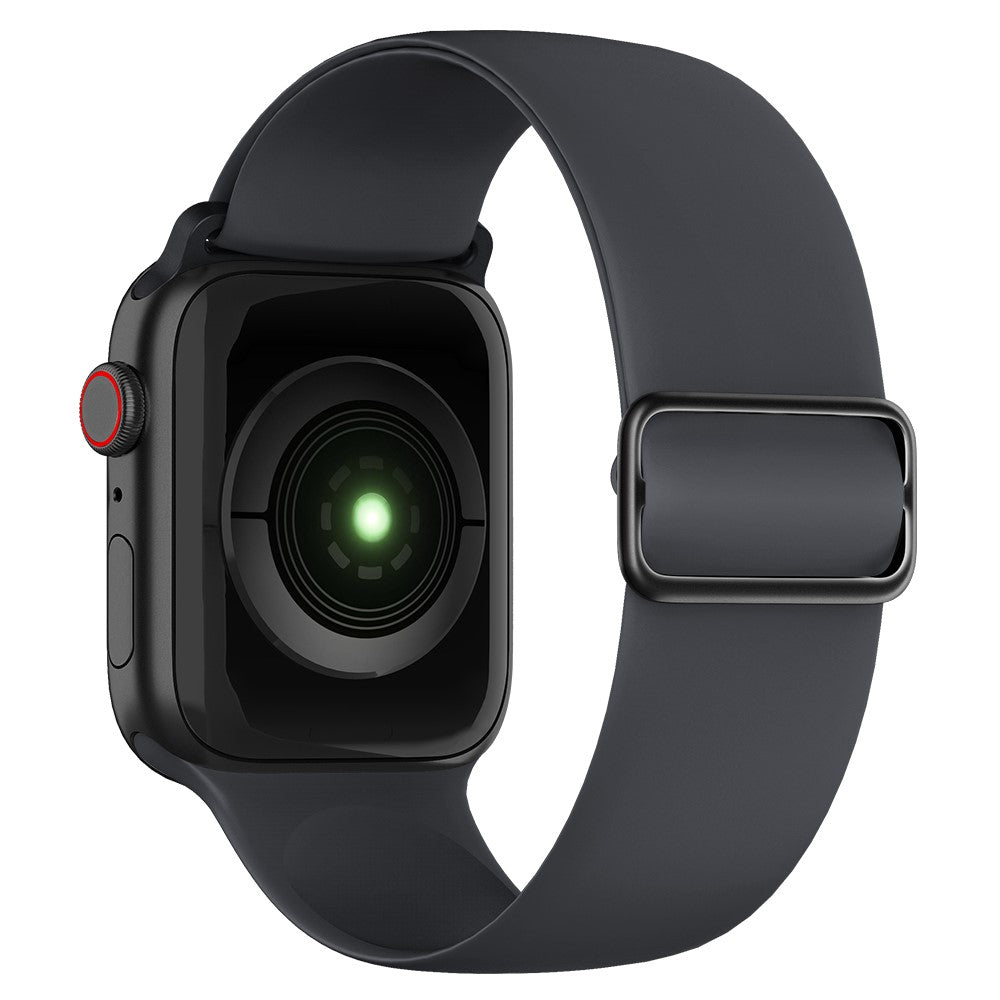 Kønt Apple Watch Series 7 41mm Silikone Rem - Sølv#serie_6