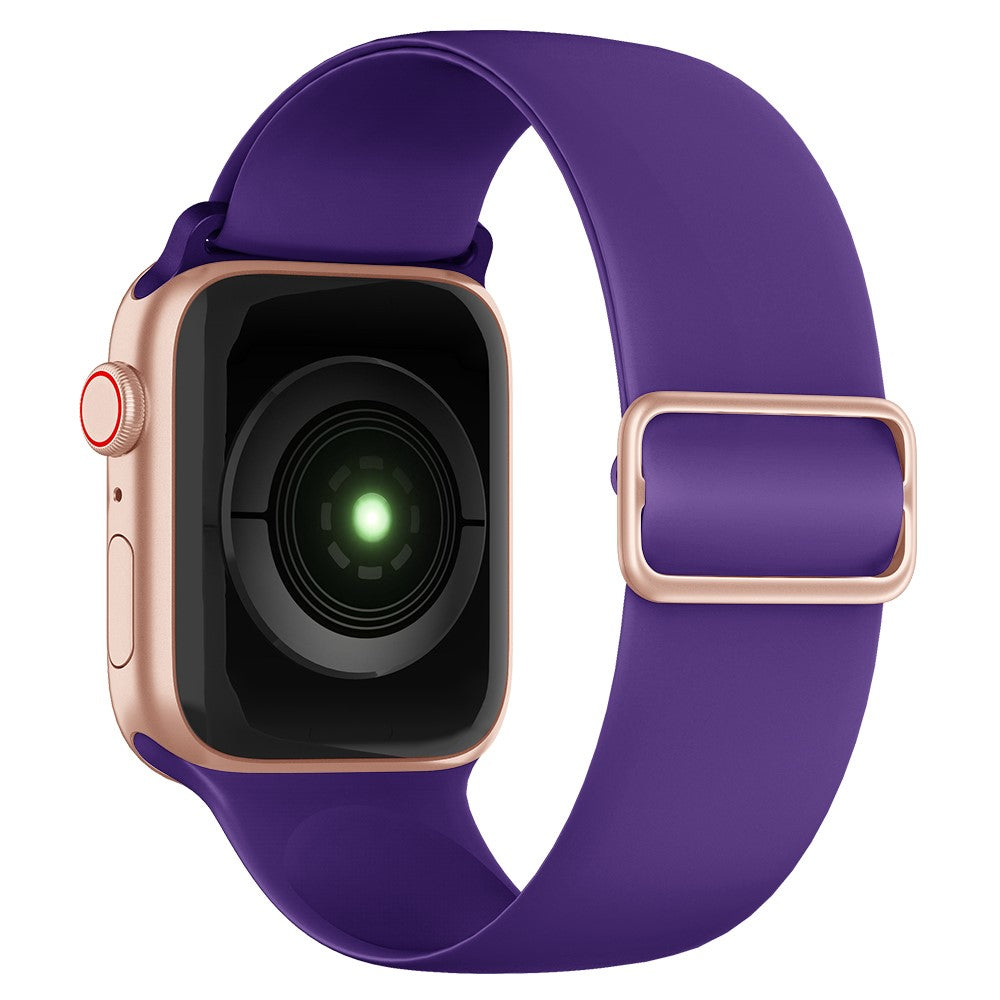 Kønt Apple Watch Series 7 41mm Silikone Rem - Lilla#serie_7