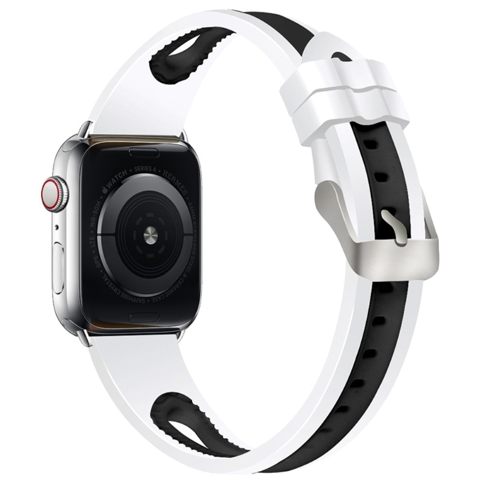 Super holdbart Apple Watch Series 7 41mm Silikone Rem - Flerfarvet#serie_2