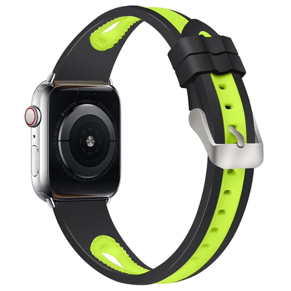 Super holdbart Apple Watch Series 7 41mm Silikone Rem - Flerfarvet#serie_6