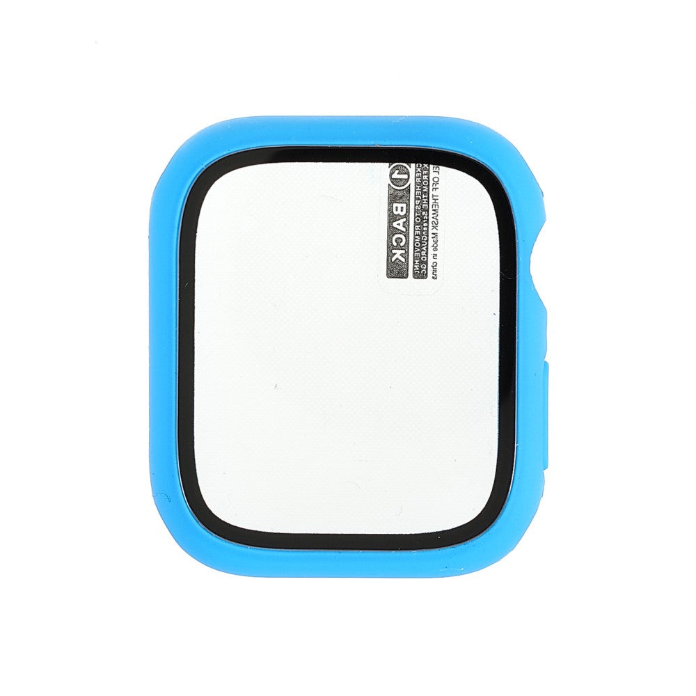 Rigtigt Fint Apple Watch Series 7 41mm Cover med Skรฆrmbeskytter i Hรฆrdet Glas - Blรฅ#serie_1