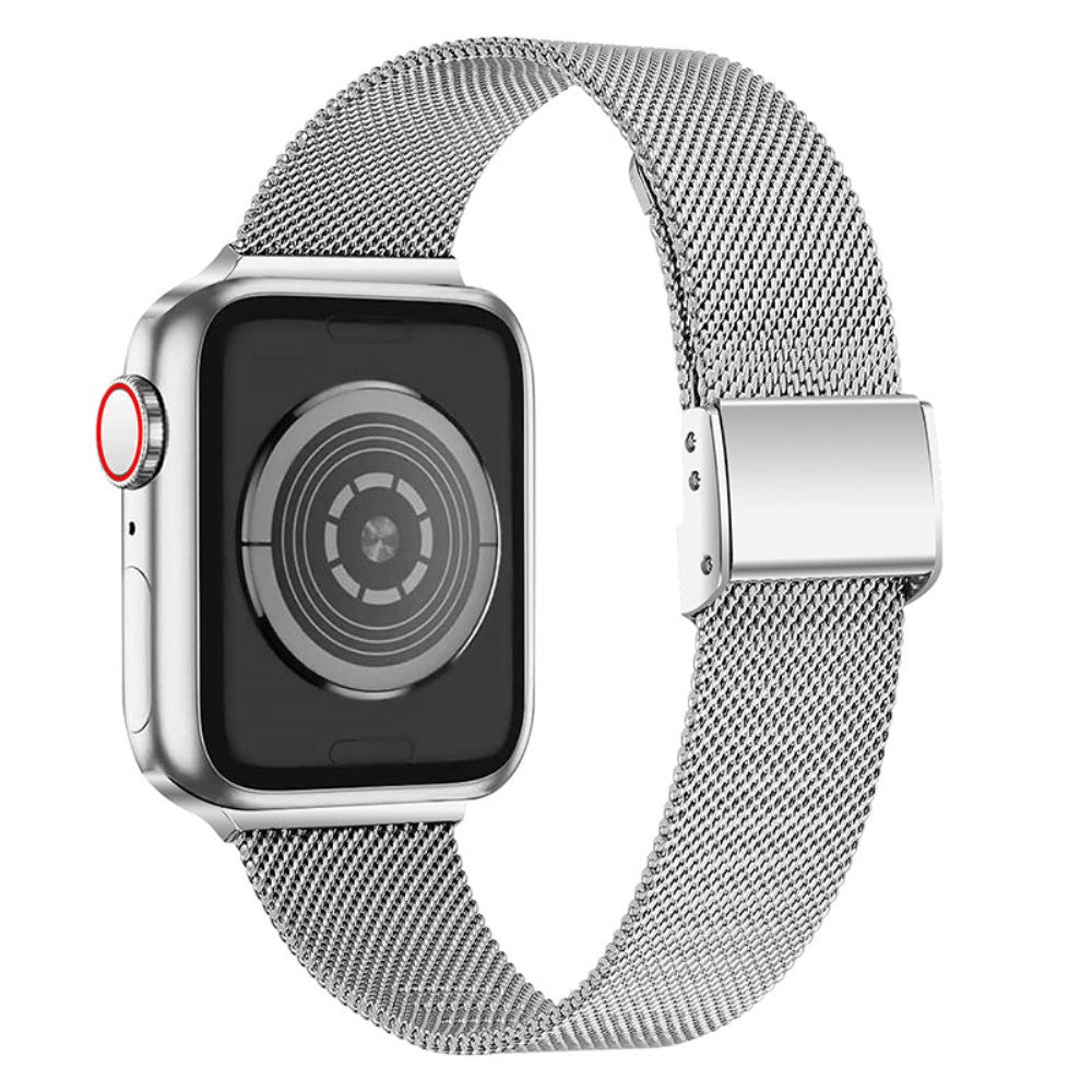 Pรฆnt Apple Watch Series 7 41mm Metal Rem - Sรธlv#serie_102