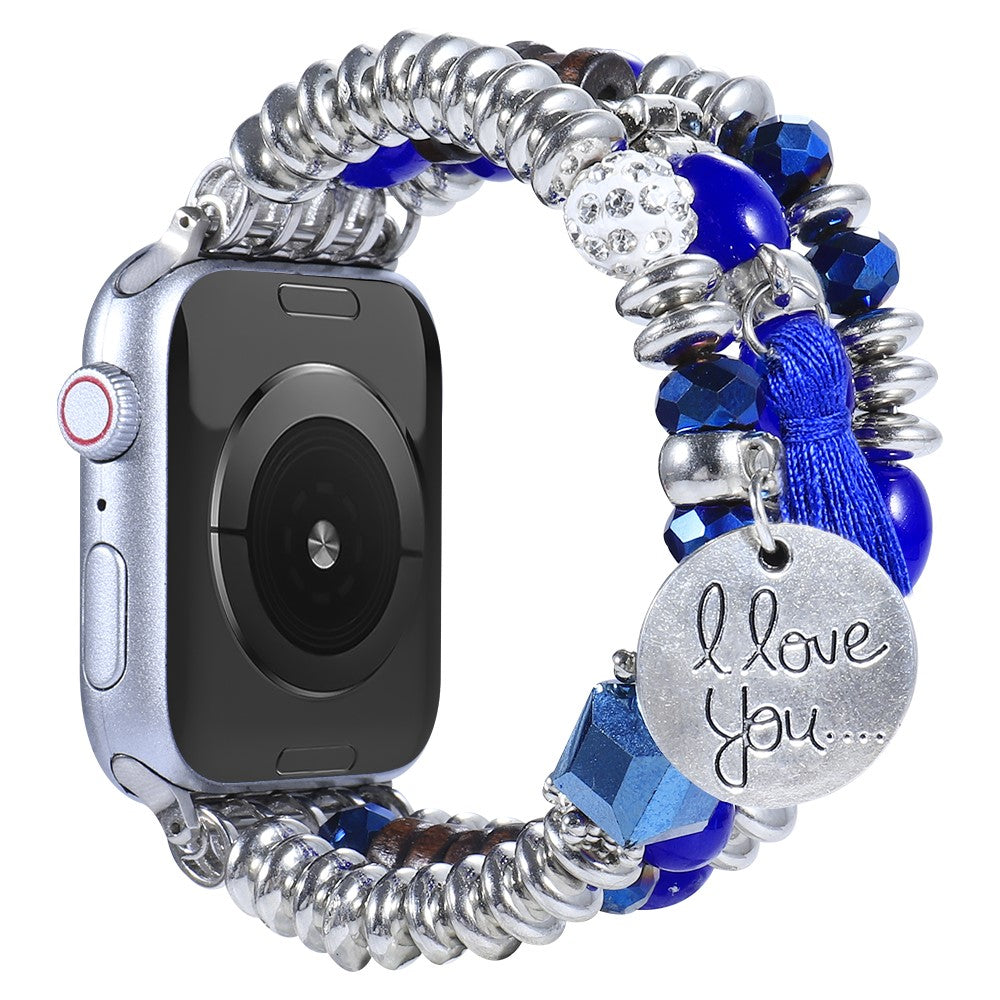 Skรธn Apple Watch Series 7 41mm Nylon Rem - Blรฅ#serie_1