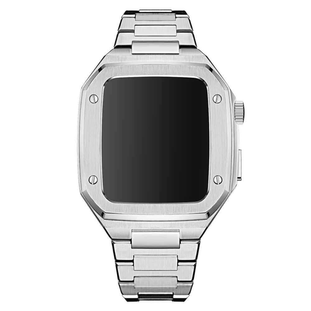 Meget flot Apple Watch Series 7 41mm Metal Rem - Sรธlv#serie_1