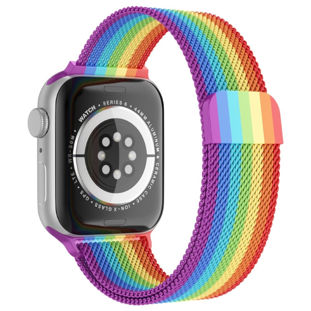 Super kรธnt Apple Watch Series 7 41mm Metal Rem - Flerfarvet#serie_1