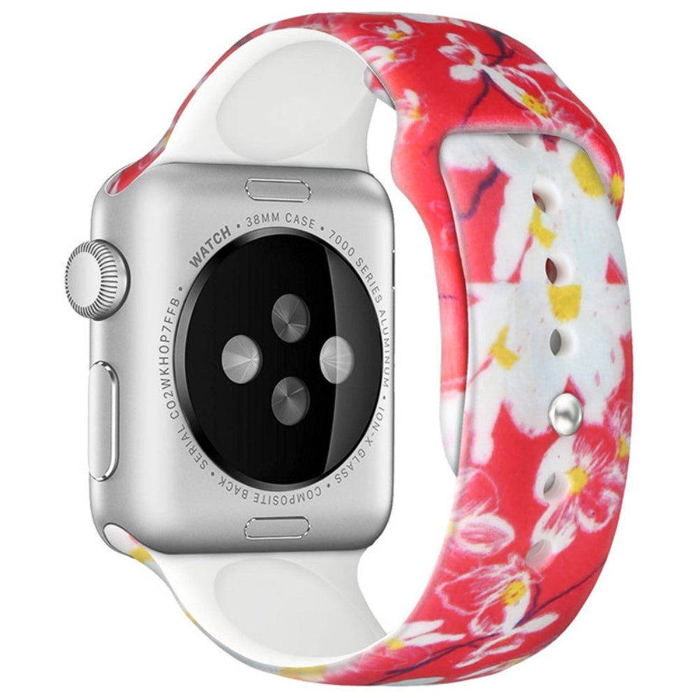 Super fantastisk Universal Apple Silikone Rem - Rød#serie_5