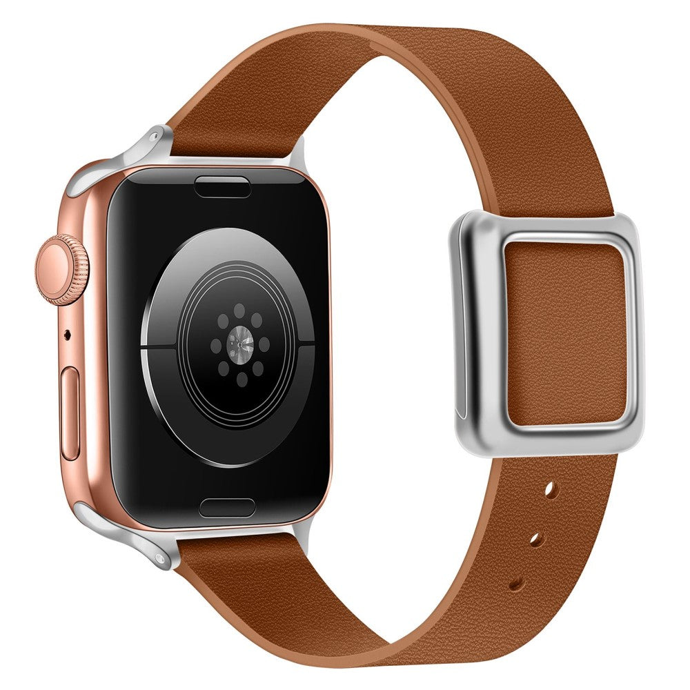 Solid Universal Apple รgte lรฆder Rem - Brun#serie_1