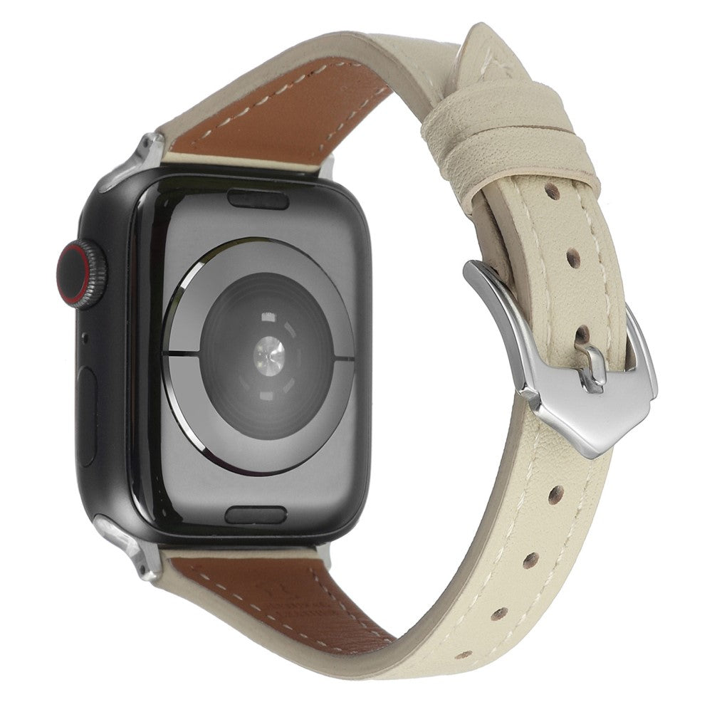 Flot Universal Apple Ægte læder Rem - Beige#serie_4