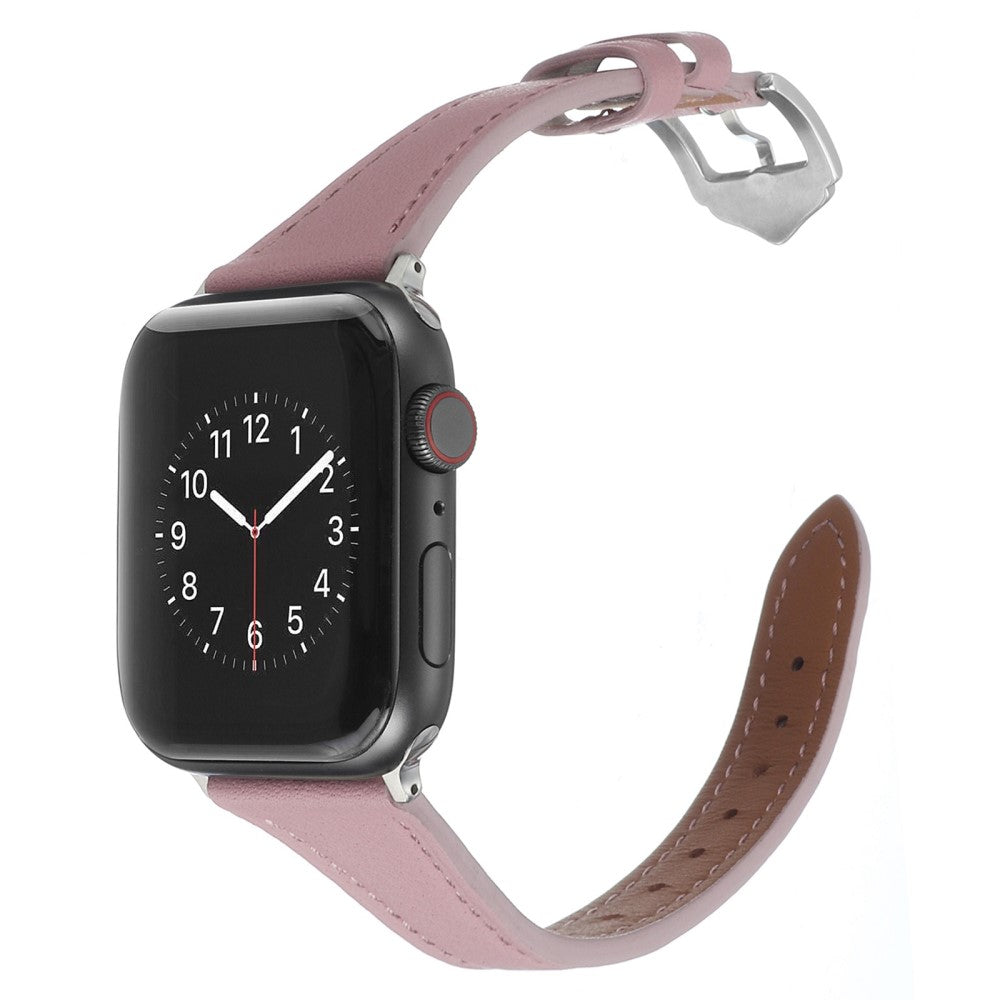 Flot Universal Apple Ægte læder Urrem - Pink#serie_6